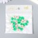 Decor for creativity "Number 3 with an animal" set 10 pcs 2x1.6 cm