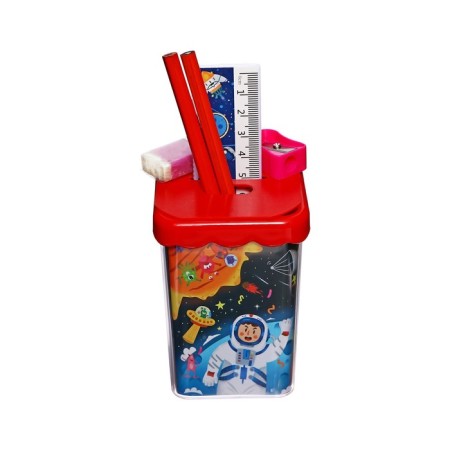 Set of desktop stationery, 6 items, Calligrata "Cosmos"-1