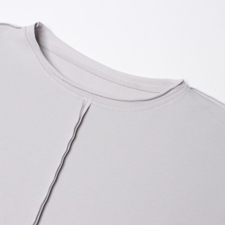 Women's T-shirt MIST BASE, L-XL size, gray color-2