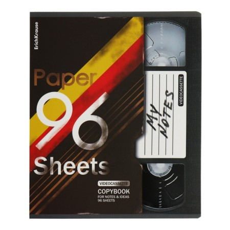 Notebook 96 sheets in the Erichkrause VHS cage, matte, lamination, 5V, mix-2