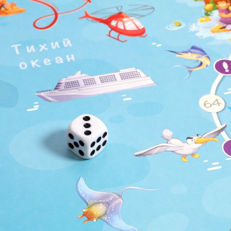 Bulbed Game "Big Circle", with cards-5
