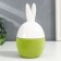 Souvenir Ceramics "Rabbit-Yaiko" Green Flock 15.8x8.5x8.5 cm
