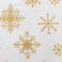 Apron "Ethel" Golden Snowflakes 60x65 cm, 100%HL, 190g/m2