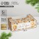 Box for eclairs with inserts - 5 pcs “Happy New Year”, 25.2 x 15 x 7 cm, New Year