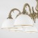Caldera chandelier, 8x60W E27, bronze color