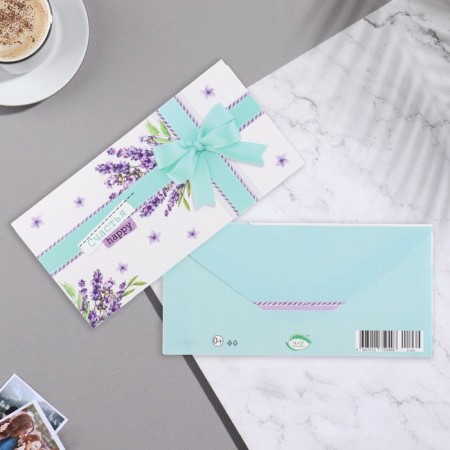 The envelope for money "Happiness!" Bow, 20.7x23 cm-1