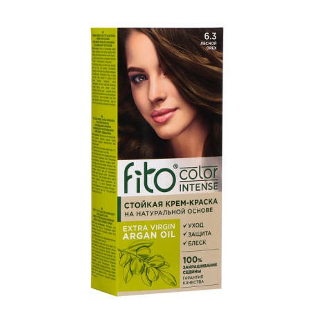 Persistent hair cream Fito Color Intense tone 6.3 hazelnut, 115 ml