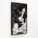 Carty clock is wall-mounted, interior "chess", smooth move, 57 x 35 x 4 cm