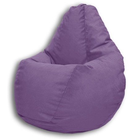The hand-bag “pear” is positive karate, size m, diameter 70 cm, height 90 cm, velor, purple color-1