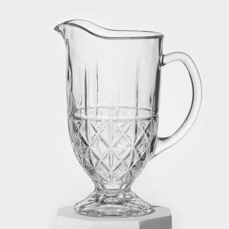 Drinking set, glass, 7 items: jug 1150 ml, 6 glasses 225 ml-5
