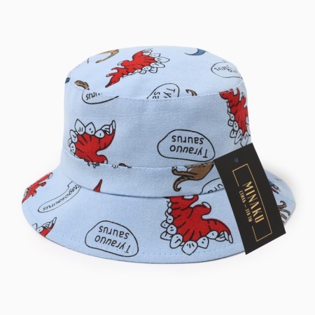 Panama Children's Minaku "Dinosaurs", Blue color, rr 49-50-4