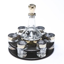 Barroko mini-bar, barn, decanter, 6 piles