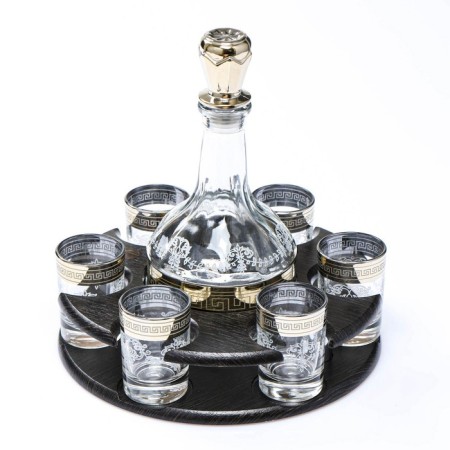 Barroko mini-bar, barn, decanter, 6 piles