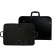 Folder for drawings and drawings A3 (425 x 305 x 30 mm) with handles, plastic, Devente, with an inner pocket, black
