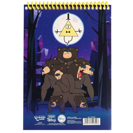 Notepad A5, on the crest, 40 sheets, gravity farz-6