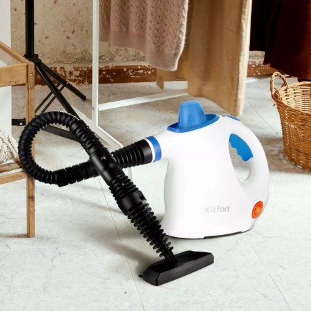 Steiring KitFort KT-9194-3, 1050 W, 0.35 l, 30 g/min, heating 3 minutes, white and blue-5