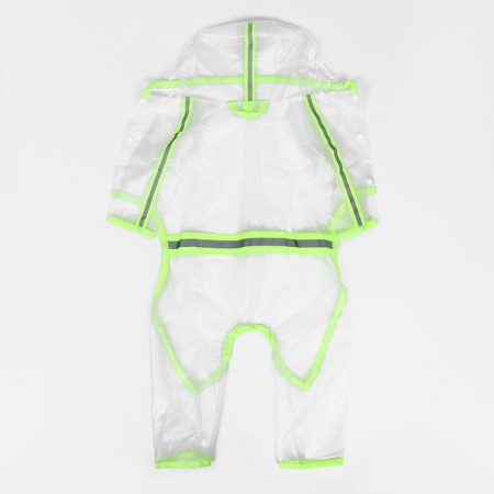 Commentary raincoat for dogs, 2xl rr (DS 42, OG 57 cm, weight 16-20 kg), transparent yellow-2