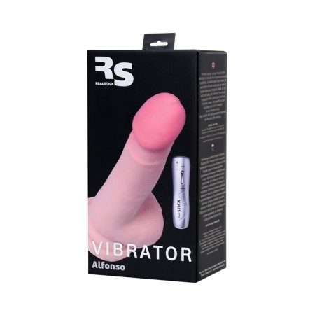 Realistic vibrator Toyfa Realstick Elite Vibro, TPR, bodily, 7 vibration modes, 18.5 cm 7647-3