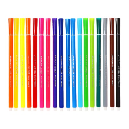 Flomasters 18 -Tsv BrunovisConti Easycolor, layer, hexagon, in cards box-1