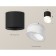 Ambrella Light Acrylic lamp, XS7402036, MR16 GU5.3 LED 10 watts, black sand, white matte