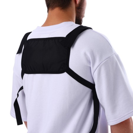 Babberry bag with lightning, 2 external pockets, black color-2