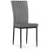 Stool on the metal frame Rek Metal/velor, black/gray 42x54x94 cm