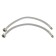 Accoona A4677 kitchen mixer, two -wound, with a nut, silumin, chrome