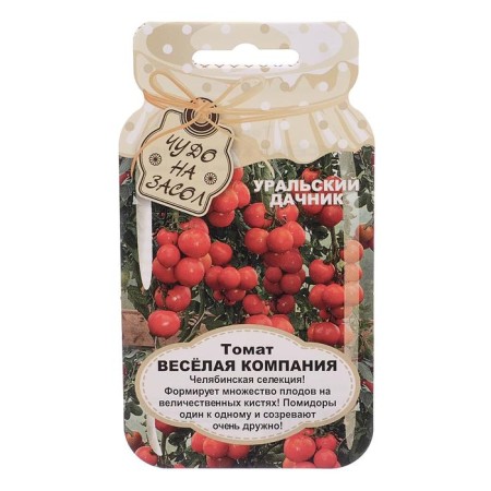 Семена Томат "Веселая Компания", серия Банка, 20 шт
