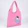 Shoper bag Love Yourself, 40 x 35cm, pink color