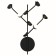 Bra Mantra Adn, LED, 24W, 1100LM, 3000K, 370x86x480 mm, black color