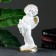 Figure "Angel with Mishka" mother of pearl 30x13x13cm