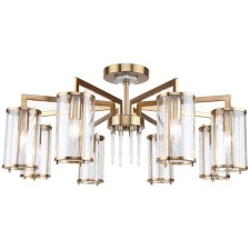 Ceiling chandelier VASE 8XE14 40W, size 75x75x33.5 cm, bronze color