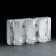 Set of glass glasses GAIA, 3 pcs, 285 ml