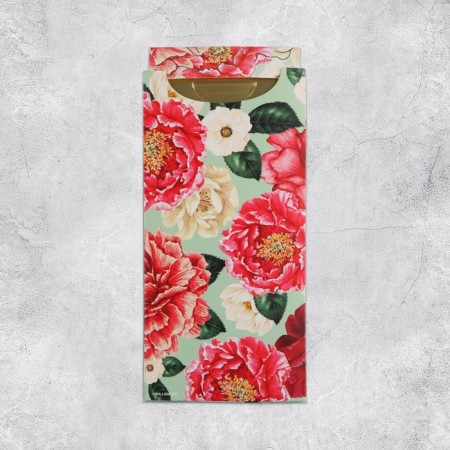 The envelope for the money is "the most beautiful", flowers, congregations, embossing 9.5 x 19.5 cm-1