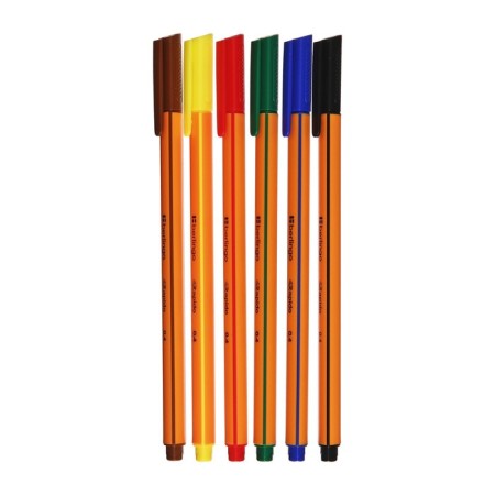 A set of capillary handles, 6 colors Berlingo "Rapido", 0.4 mm, trihedral, euro suspension-1