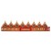 Crown carnival "Beautiful anniversary", cardboard, 64 x 13.8 cm.