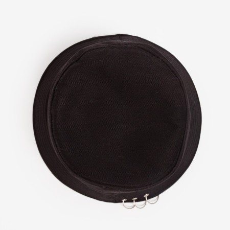 Panama Minaku with rings, black color, size 56-58-5