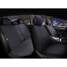 Carfashion Linen Cube Plus, set for the entire interior, textiles, black/blue