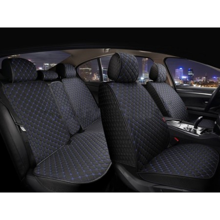 Carfashion Linen Cube Plus, set for the entire interior, textiles, black/blue