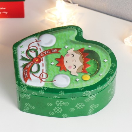 Casket Metal mittens "Elf" 5.3x12.8x14 cm-2