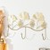 Decorative metal hooks "Ginkgo leaves" 28x4x16 cm