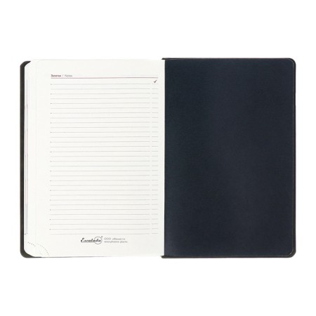 Dated 2025 diary, Escalada, A4, 120 sheets, soft cover, artificial leather, foil embossing, liesse, block 70 g/m2, blue-14