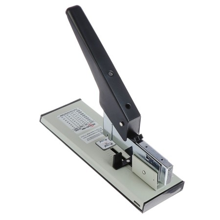Stapler No. 23 "Big", metal, up to 210 sheets, white/black-2