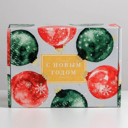 Cozy New Year folding box, 30.7 x 22 x 9.5 cm, New Year-4