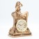 Table hours "Fireplace. Girl", discrete move, dial D-8.5 cm, 19 x 29 cm, aa