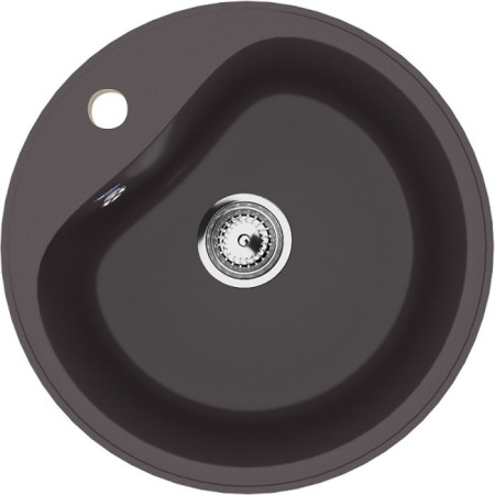 Kitchen Washing Ulgran U100-345, D = 490 mm, color chocolate