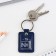 Kezzle keychain to the leatherette "you No. 1", 4 x 9 cm