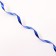 Plastic tape "metallic", 1.2cm x 45m, blue