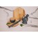 Magistro marble rolling pin, 25 × 2.2 cm, black color