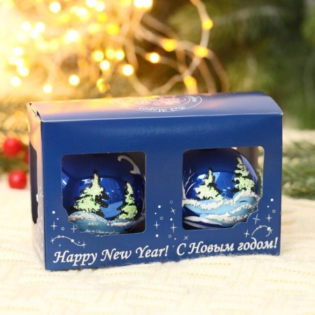 Set of balls "Forest" 2pcs, D-7 cm-5